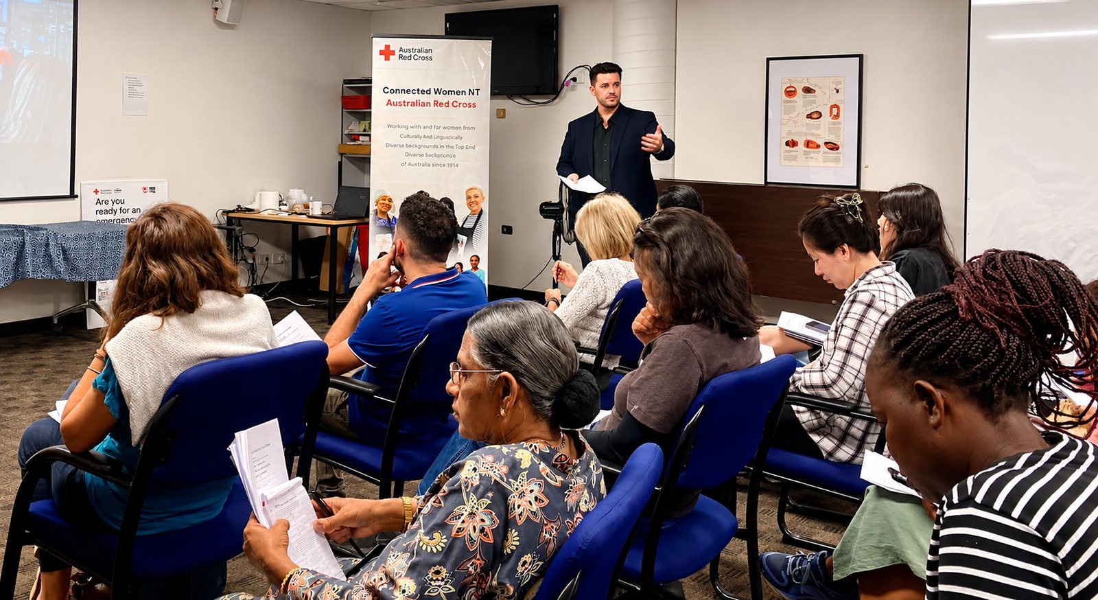 Mark Barnes facilitating a community workshop